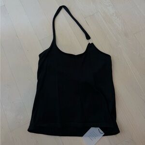superdown Black Halter Tank Top